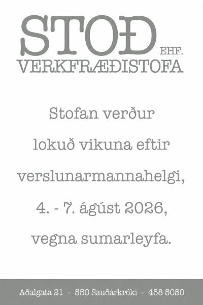 Lokun versló 2026